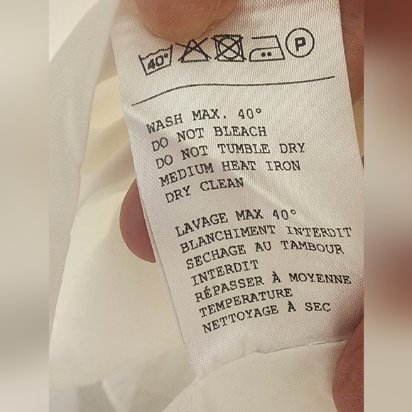 Tove White Sleeveless Top with Bow Detail, Size 34, Organic Cotton. - Picture 6 of 15